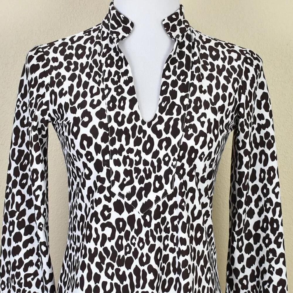 Jude Connally Kate Leopard Print Dress - XS - Picture 3 of 10